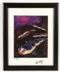 1998 Disneyland Attraction Artist Signed 13 x 16 Framed Print Collection - Lot of 9