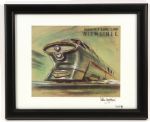 1998 Disneyland Attraction Artist Signed 13 x 16 Framed Print Collection - Lot of 9