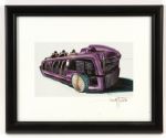 1998 Disneyland Attraction Artist Signed 13 x 16 Framed Print Collection - Lot of 9