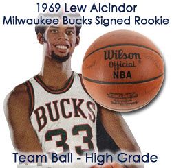 Center Lew Alcindor of the Milwaukee Bucks.