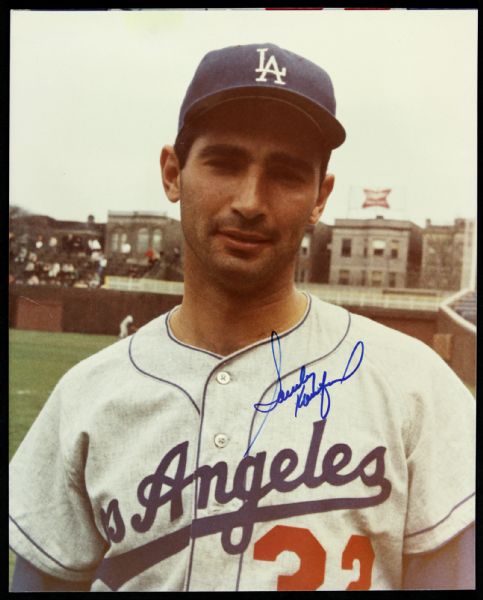 1960s Sandy Koufax Los Angeles Dodgers Signed 8" x 10" Photo (JSA)