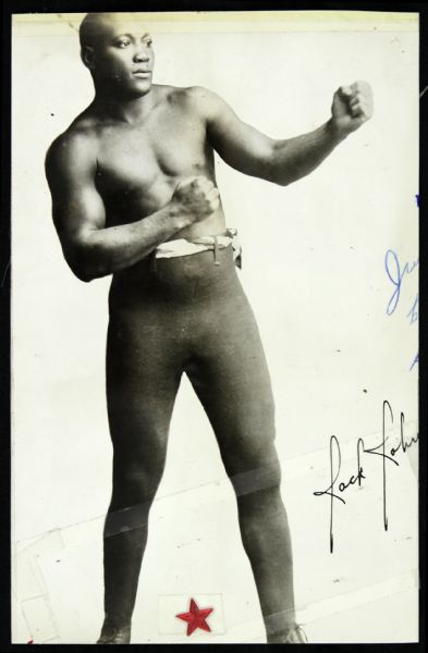 1910s-30s Jack Johnson First Black World Heavyweight Champion Original Photos - Lot of 13