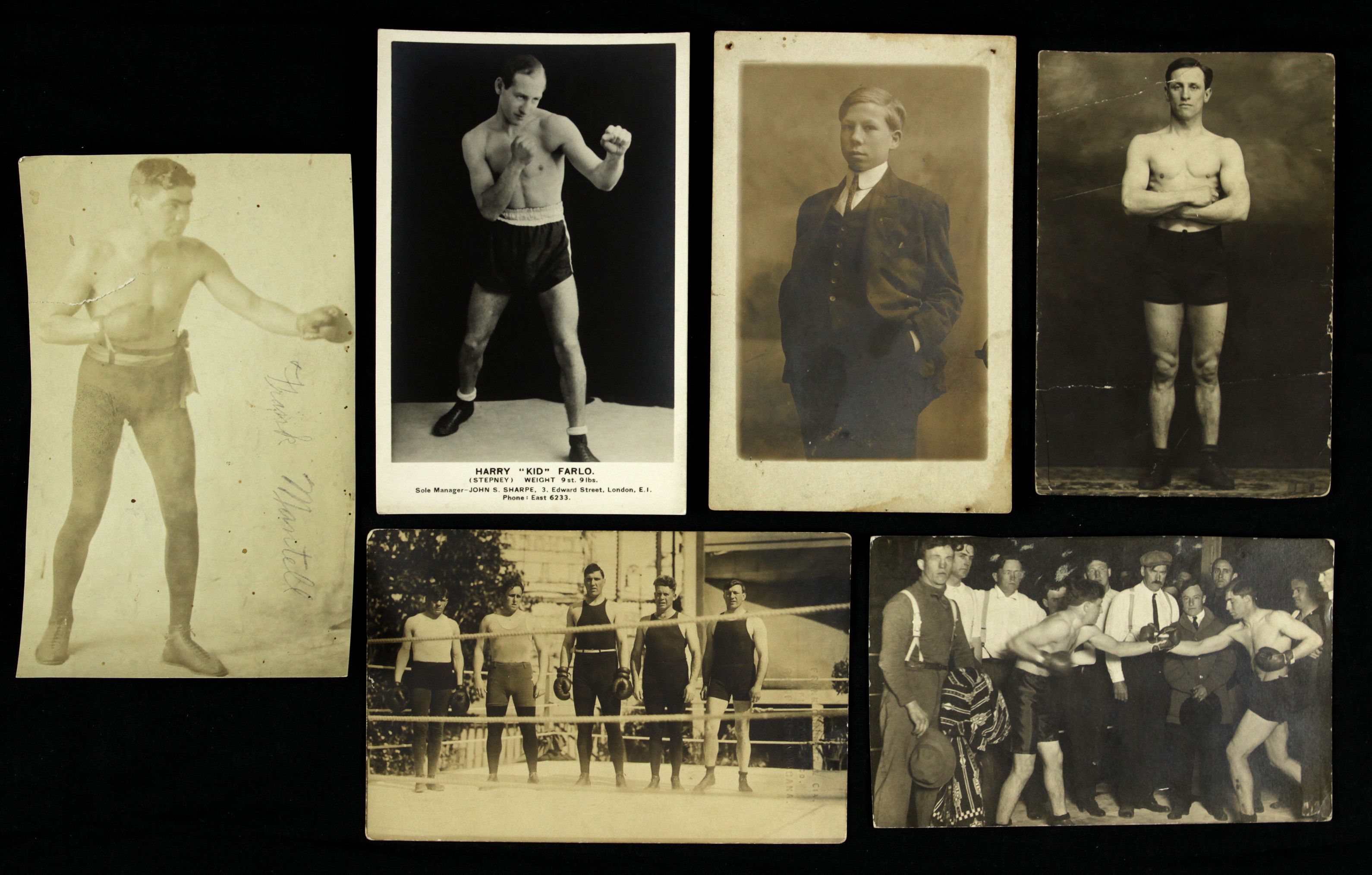 Lot Detail - 1910's-20's Boxing Postcard Collection - Lot Of 14