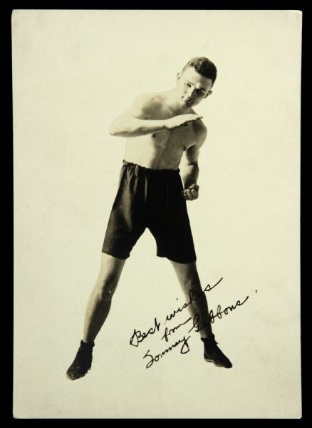 1920s Tommy Gibbons Heavyweight Contender Original 5" x 7" Photo 