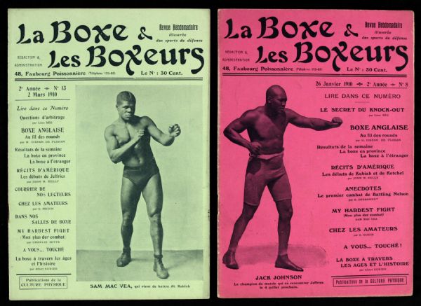 Lot Detail - 1910-23 La Boxe & Les Boxeurs French Boxing Periodical ...