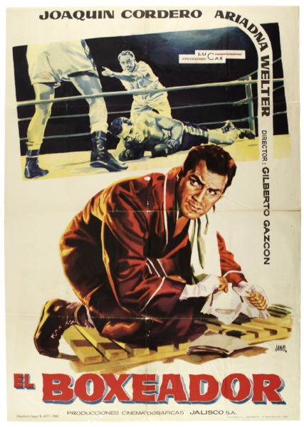 1948-1958 Two Boxing Movie Posters (Leather Gloves and El Boxeador) 