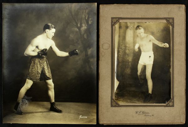 1900s circa Boxing Original Photo Collection - Lot of 8