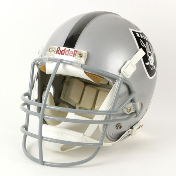 1990s George Blanda Oakland Raiders Signed Full Size Helmet (JSA)