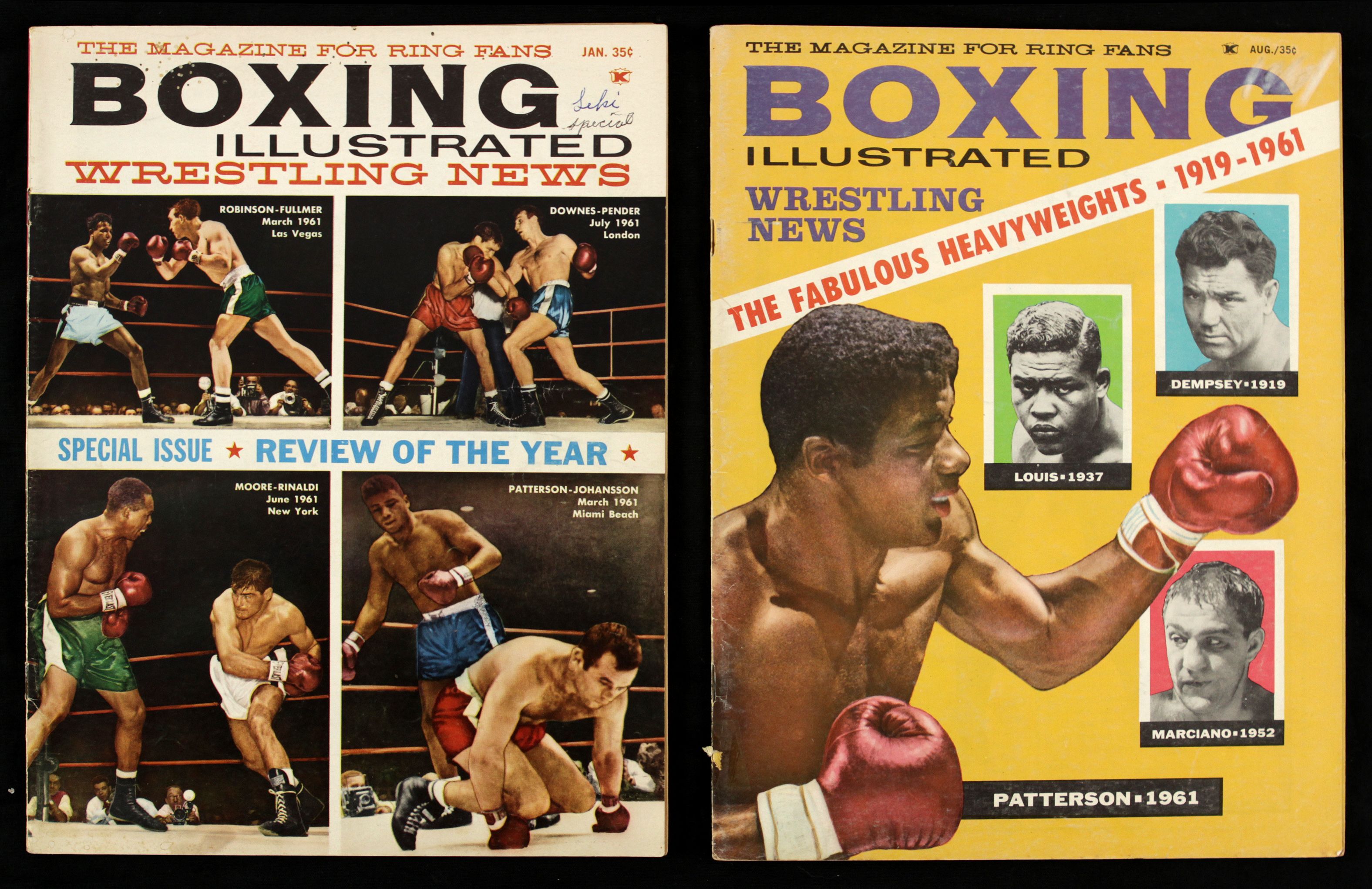 Lot Detail - 1959-73 Boxing Illustrated Lot of 58 Issues Ali Foreman ...