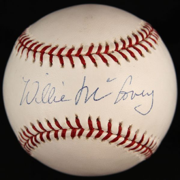 2000-2013 Willie McCovey San Francisco Giants Single Signed OML Selig Baseball (JSA) 