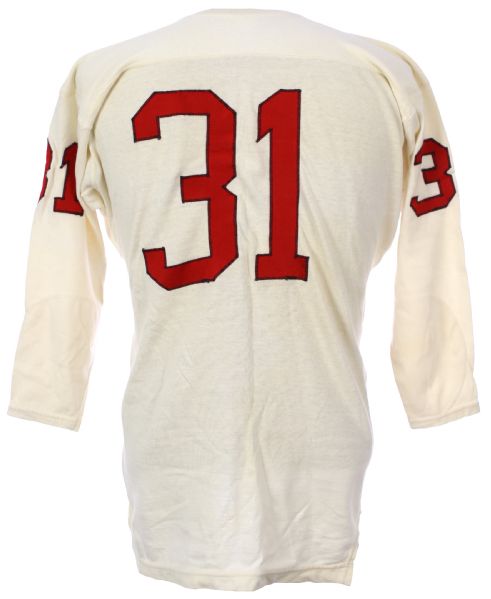 1960s White Durene #31 Football Jersey 