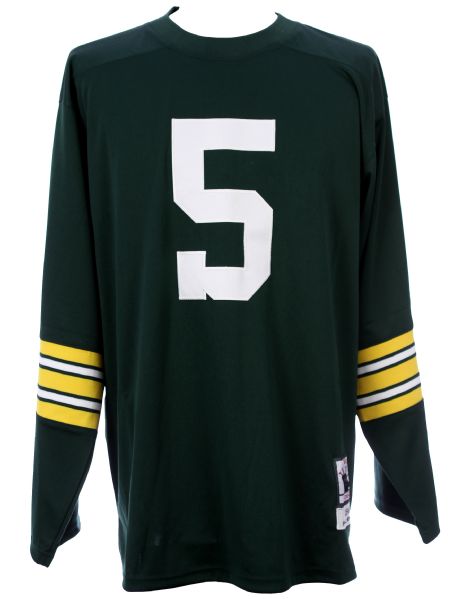 2000s Paul Hornung Green Bay Packers Signed Mitchell & Ness 1961 Throwback Jersey (JSA)