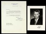 1964 Robert F. Kennedy Attorney General 5" x 7" Photo & Signed Letter (JSA)