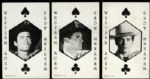 1950s circa Western Aces 3.25" x 5.25" Exhibit Card Collection - Lot of 3