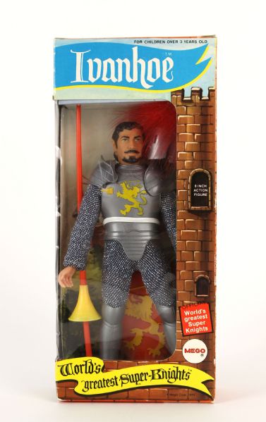 1974 Ivanhoe Mego Worlds Greatest Super-Knights 8" Action Figure MIB 