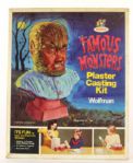 1974 Famous Monsters Wolfman Plaster Casting Kit In Original Box