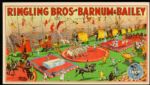 1945 Ringling Brothers Barnum and Bailey 8" x 14" Circus Broadside