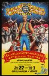 1988 Gunther Gebel-Williams Farewell Tour Poster (14" x 22") 