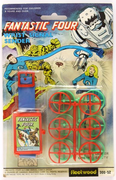 1980 Fantastic Four Marvel Comics MOC Wrist Signal Sender