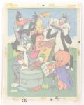 1976 Whitman Looney Tunes Original Artwork Puzzle Bugs Bunny Daffy Duck Tweety Porky Pig