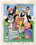 1976 Whitman Looney Tunes Original Artwork Puzzle Bugs Bunny Daffy Duck Tweety Porky Pig