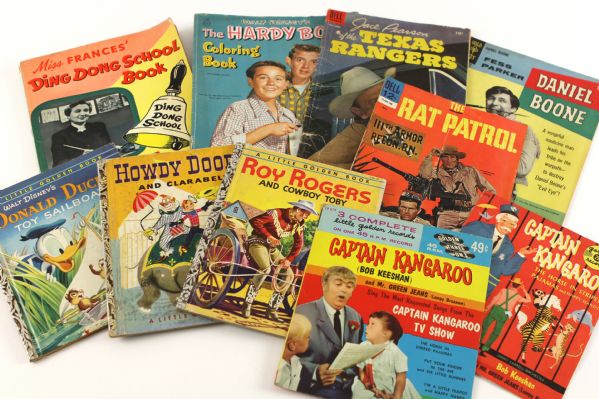 1951-1967 Golden Books Comic Books Captain Kangaroo Record Set - Lot of 10 