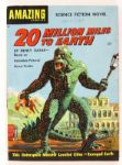 1957 Amazing Stories 20 Million Miles To Earth Novel 