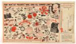 1939 Popsicle Pete Unused Gift Coupon