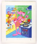 1980s circa The Pink Panther 20" x 25" Original Illusration