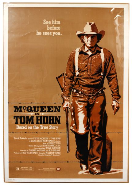 1980 Steve McQueen is Tom Horn Original 40" x 60" Movie Poster
