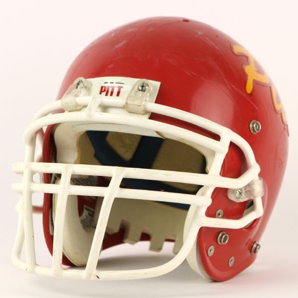 1999 circa Pittsburg State Gorillas Game Worn Football Helmet (MEARS LOA)