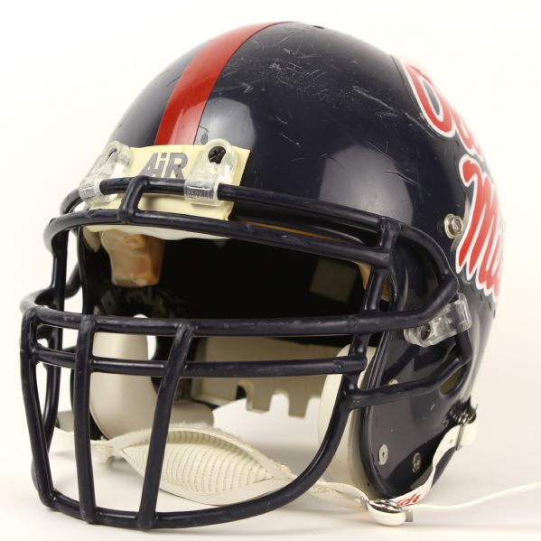 1998 Ole Miss Rebels Game Worn Football Helmet (MEARS LOA)