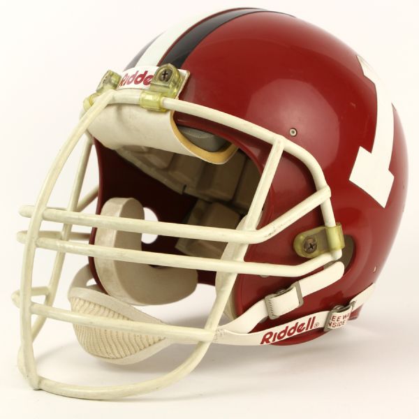 1984-90 Indiana Hoosiers #39 Game Worn Football Helmet (MEARS LOA)