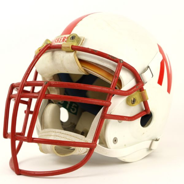 1988 circa Nebraska Cornhuskers #38 Game Worn Football Helmet (MEARS LOA)