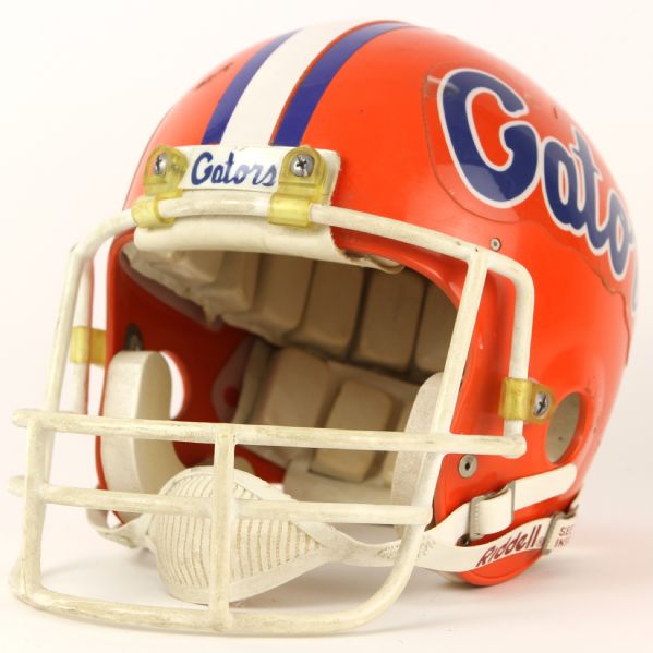 1980s late Florida Gators Game Worn Football Helmet (MEARS LOA)