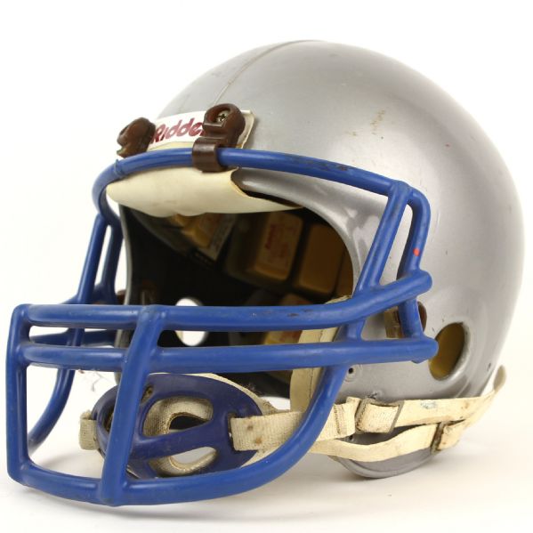 1986-87 Eastern Illinois Panthers Game Worn Football Helmet (MEARS LOA)