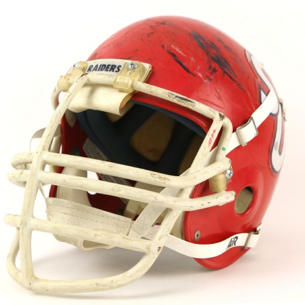 1988 Shippensburg Red Raiders Game Worn Football Helmet (MEARS LOA)