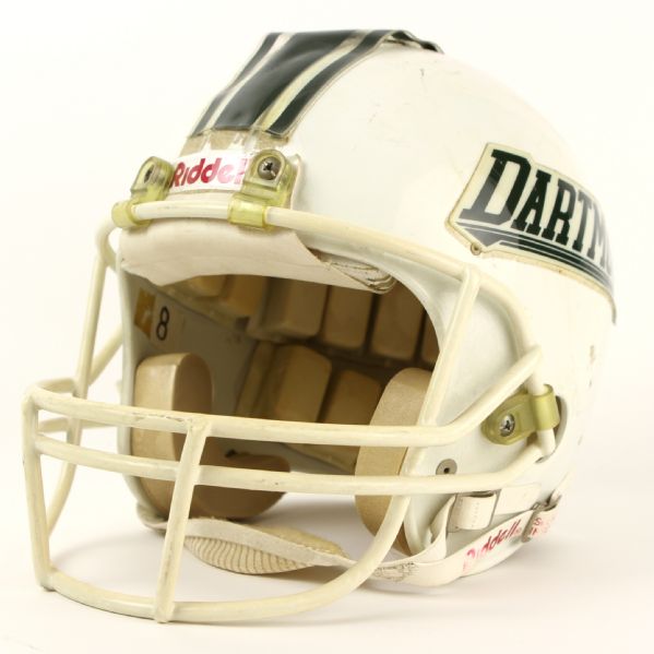 1988 Dartmouth Big Green Game Worn Football Helmet (MEARS LOA)