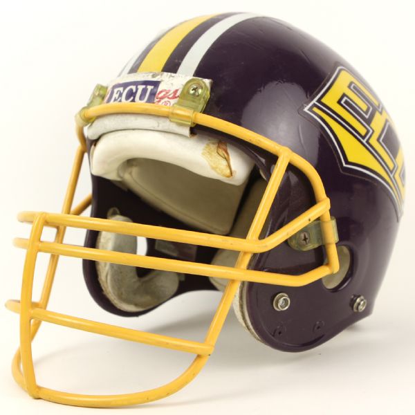 1989 East Carolina Pirates Game Worn Football Helmet (MEARS LOA)
