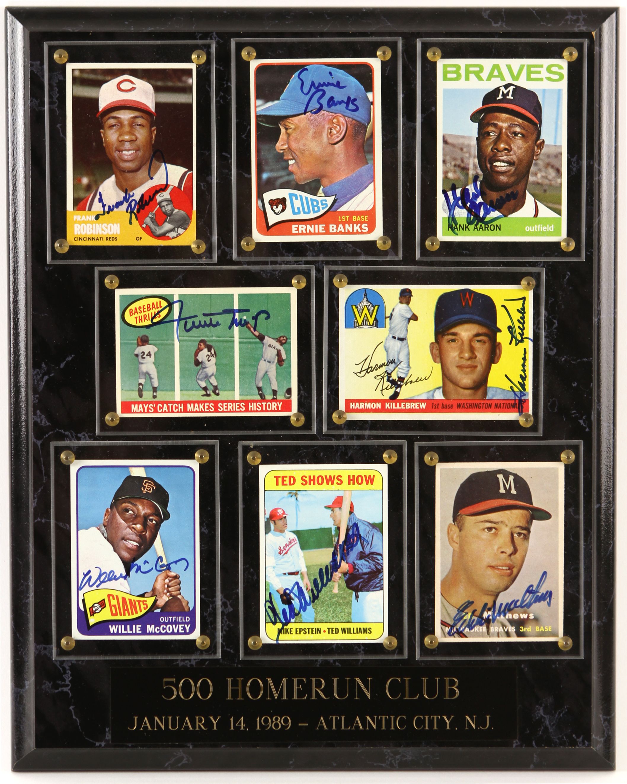 Lot Detail - 1989 500 Home Run Club Multi Signed 12