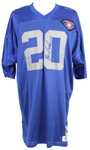 1994 Barry Sanders Detroit Lions Signed Mitchell & Ness High Quality Throwback Jersey (JSA)