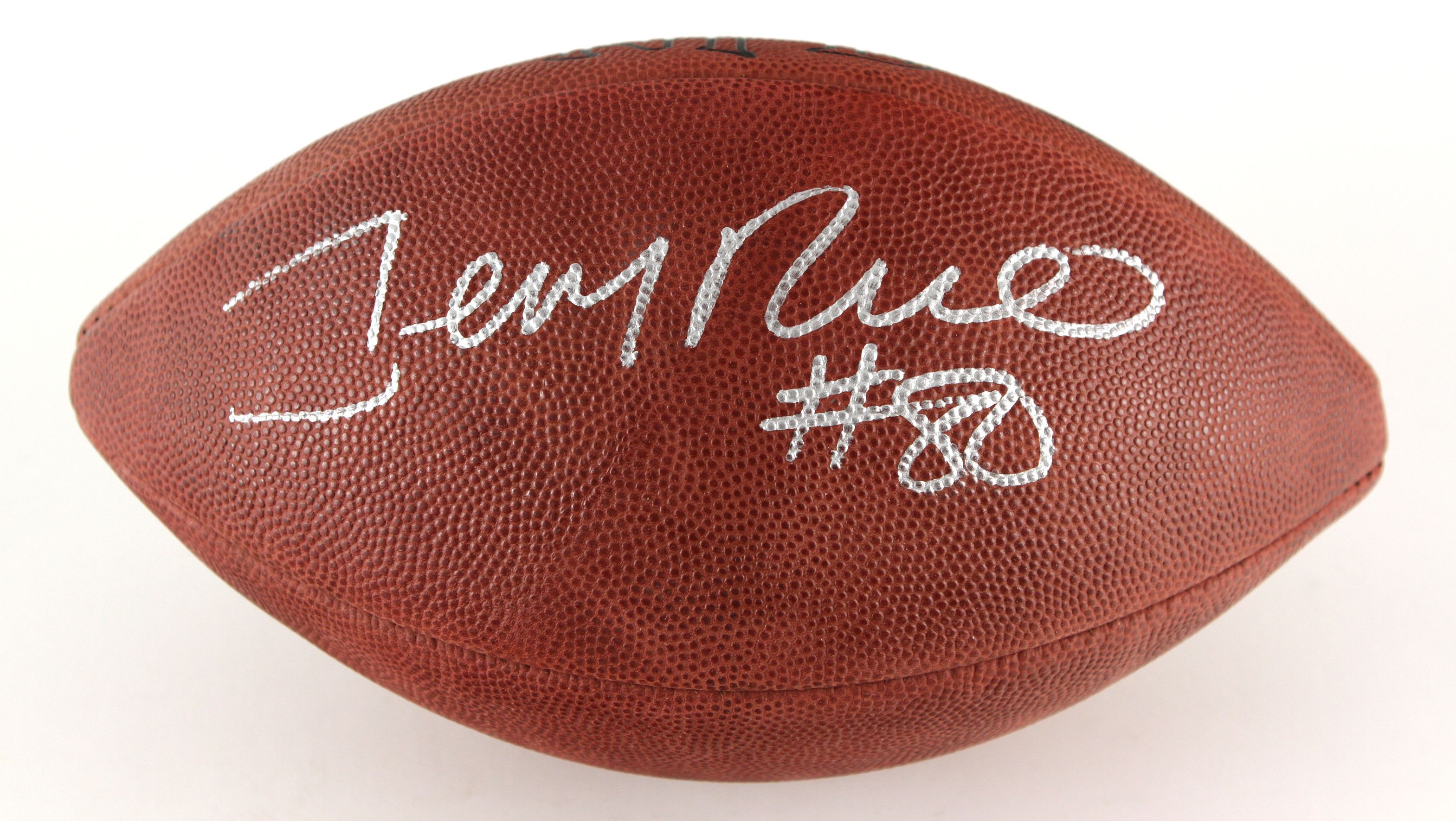 Joe Montana & Jerry Rice Signed NFL Football (JSA) (See Description)