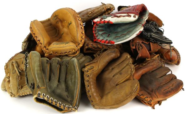 1940s-80s Store Model Player Endorsed Baseball Glove Collection - Lot of 29