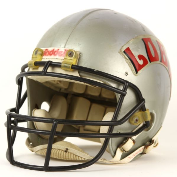 1988 New Mexico Lobos Game Worn Football Helmet (MEARS LOA)