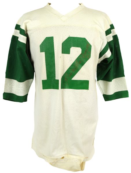 1970-73 Joe Namath Game Worn New York Jets Jersey, MEARS A10., Lot  #80120