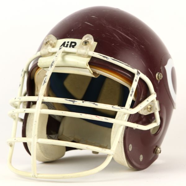1995 Unidentified College Game Used "C 50" Football Helmet (MEARS LOA)