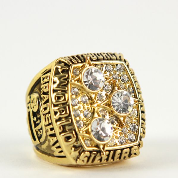 1979 Terry Bradshaw Pittsburgh Steelers High Quality Replica Super Bowl XIII Ring 