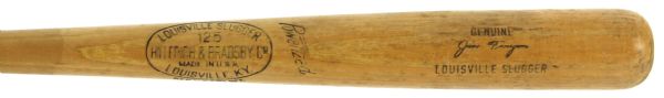 1954-59 Jim Finigan H&B Louisville Slugger Professional Model Game Used Bat (MEARS LOA)