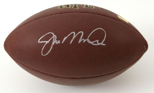 2000s Joe Montana San Francisco 49ers Signed Football HOF (JSA)