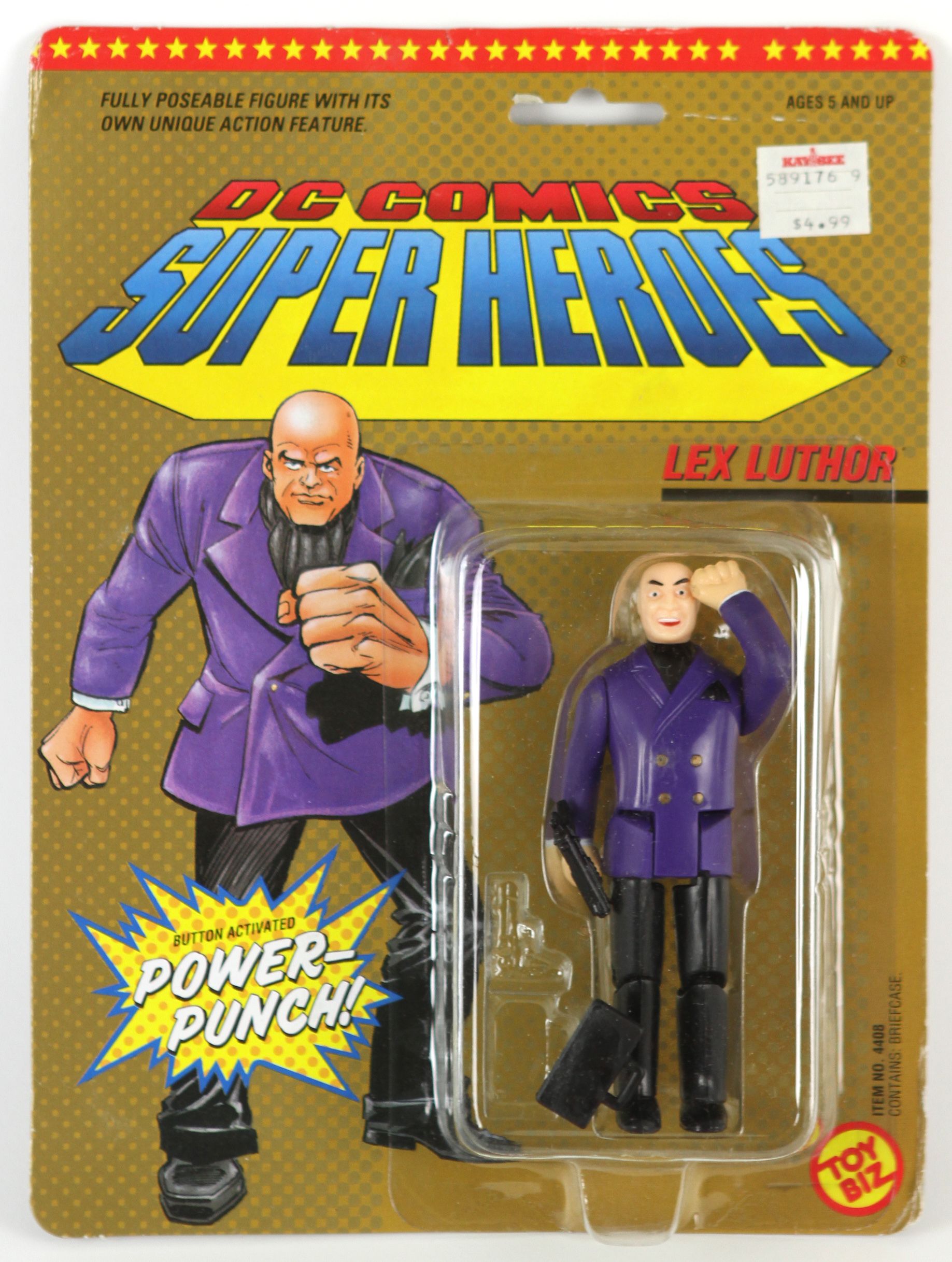 LEX LUTHOR FROM SUPERMAN 1989 MOC BY TOY BIZ 